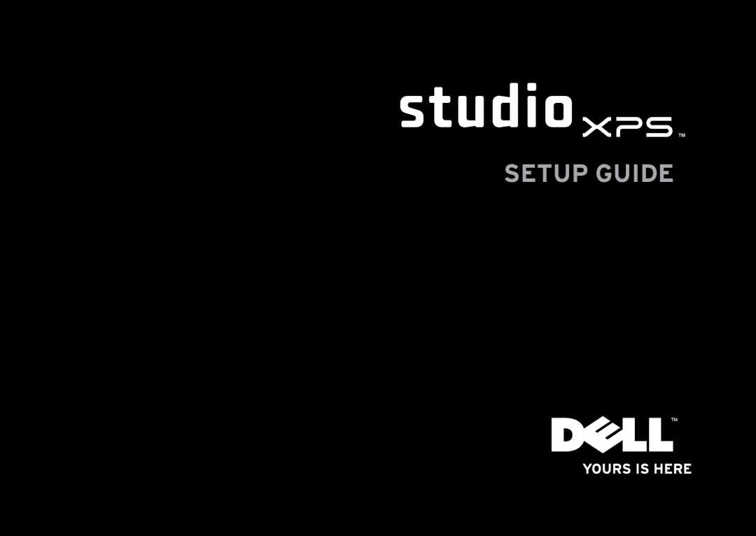 Dell 1647, 1645, PF42Y, PP35L setup guide Setup Guide 